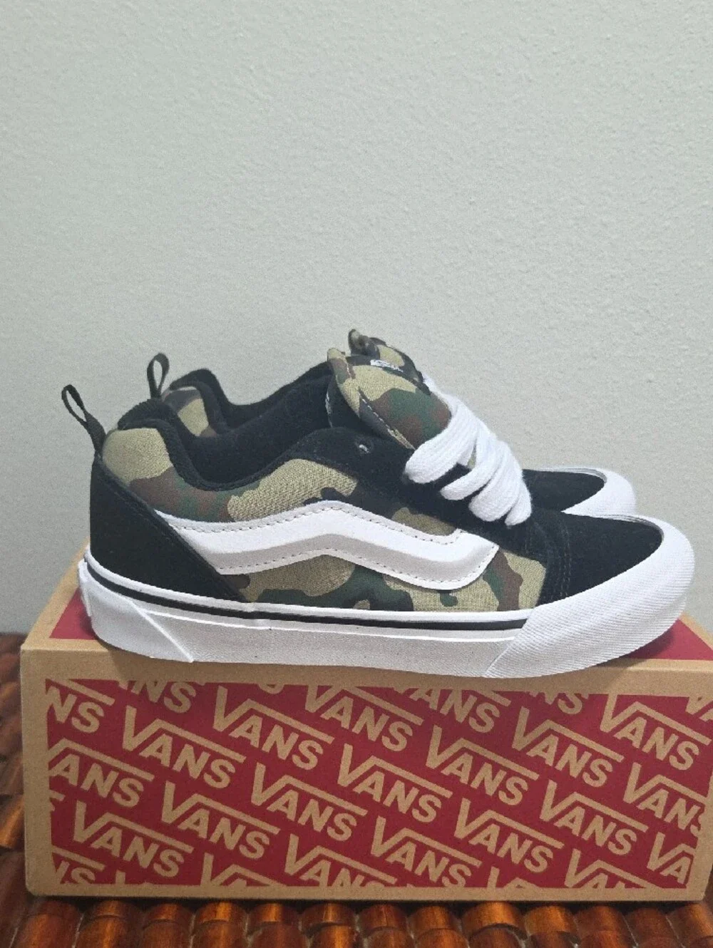 Vans Kids Camo KNU SKOOL SNEAKERS